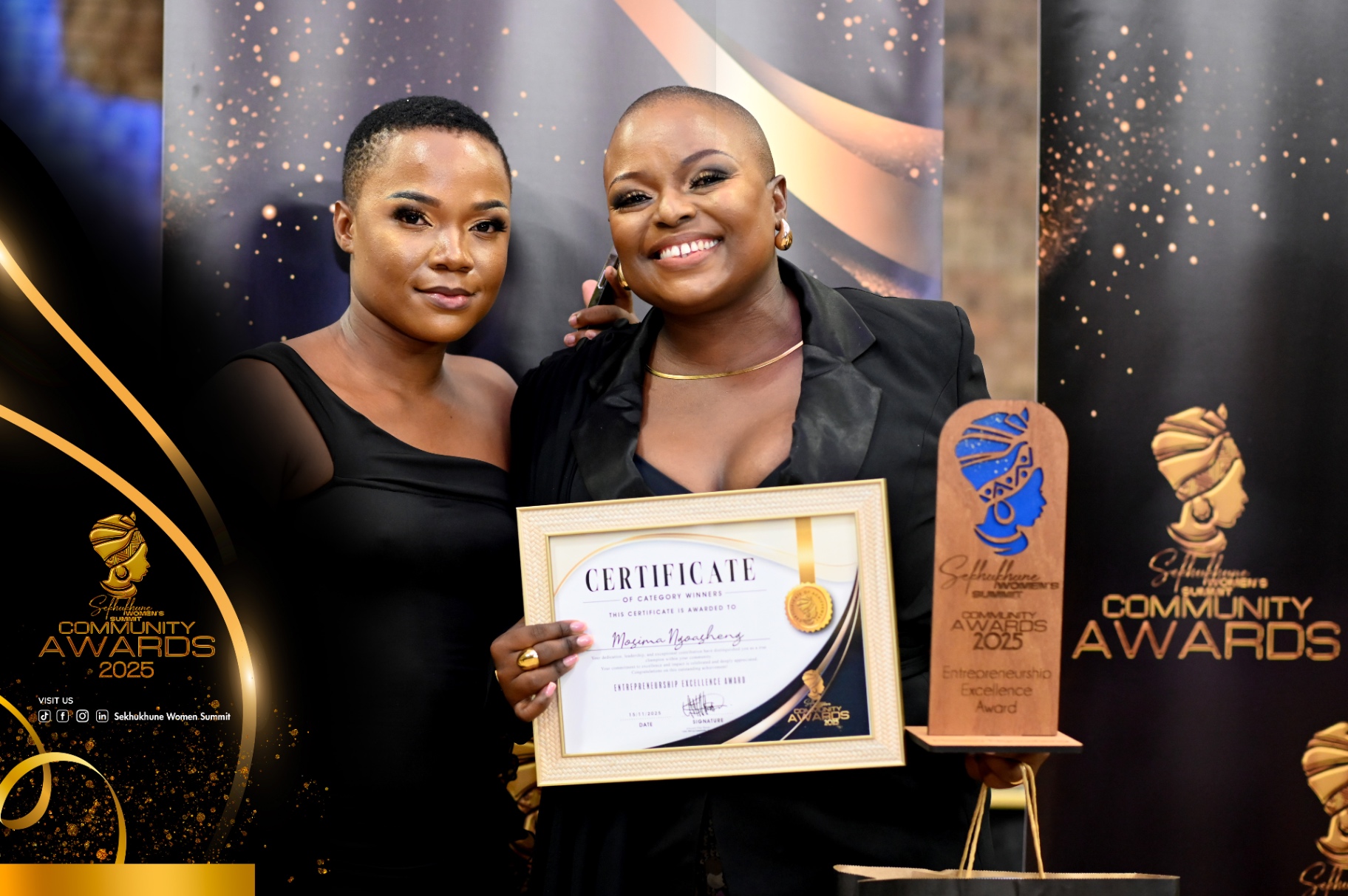Entrepreneurship Excellence Award winner
